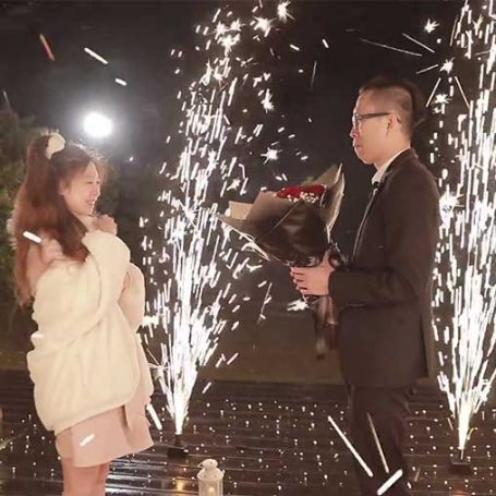浪漫煙火求婚