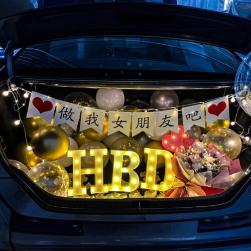 求婚後車廂佈置-獨一無二ONLYU